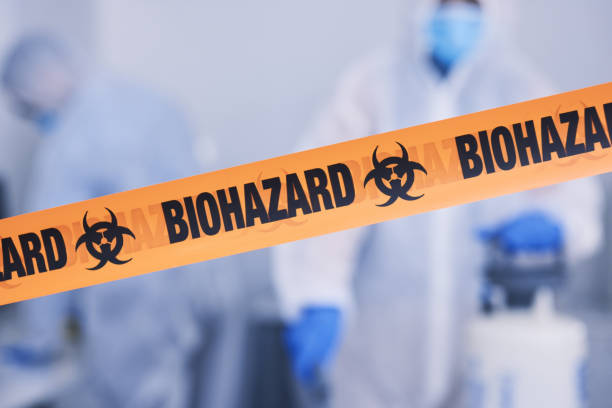 Professional Blood Cleanup technician working in Long Pine, NE